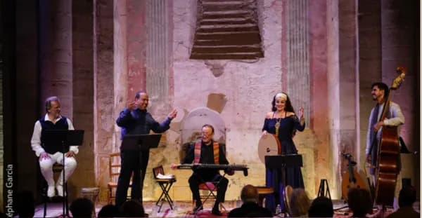 Illustration de l'événement : Mémoire des Mers : Musiques de Syrie, Liban, Égypte, Irak et Balkans par l'Ensemble Samanûr