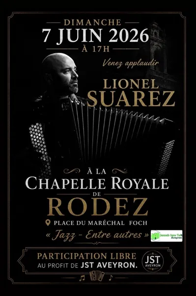 Illustration de l'événement : Concert Lionel Suarez "Jazz- Entre autres"