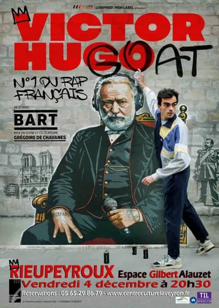 Illustration de l'événement : Théâtre - Victor HugoAt : n°1 du rap français