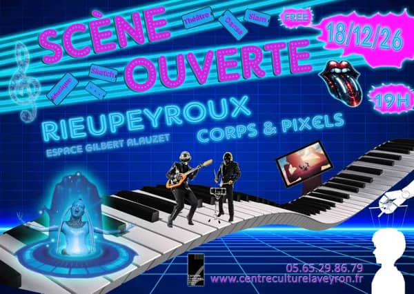 Illustration de l'événement : Scène ouverte 'Corps et pixels'