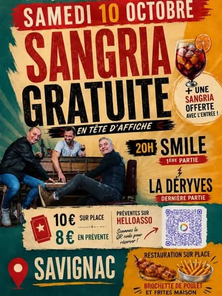 Illustration de l'événement : Concert : Sangria Gratuite