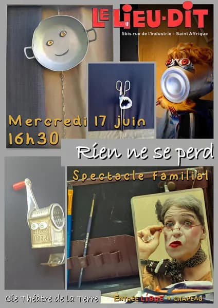 Illustration de l'événement : Spectacle famillial « Rien ne se perd »