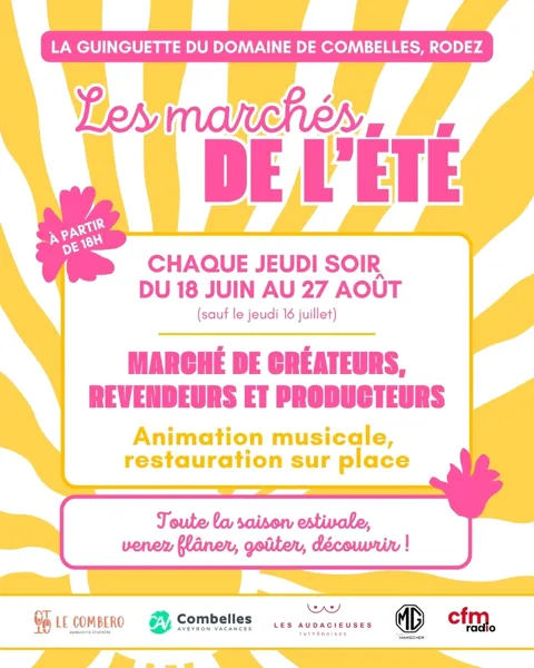 Illustration de l'événement : Les marchés de l'été des Audacieuses