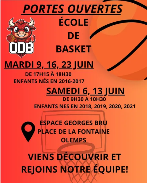 Illustration de l'événement : Portes ouvertes: entrainements Basket