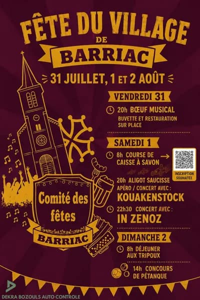Illustration de l'événement : Fête du village de Barriac