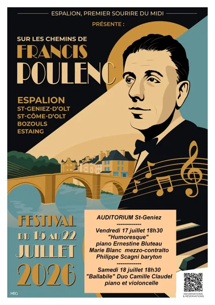 Illustration de l'événement : Sur les chemins de Francis Poulenc - concert "Humoresque"