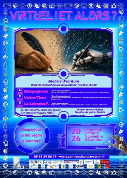 Illustration de l'événement : Atelier d'écriture - Vabre-Tizac