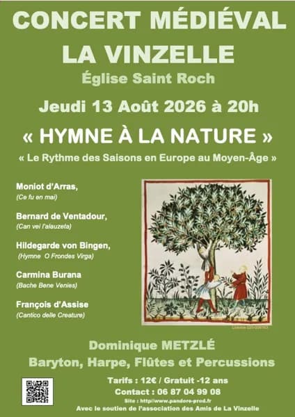Illustration de l'événement : Concert médiéval - la Vinzelle