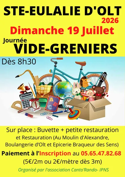 Illustration de l'événement : Vide-Greniers à Ste Eulalie d'Olt