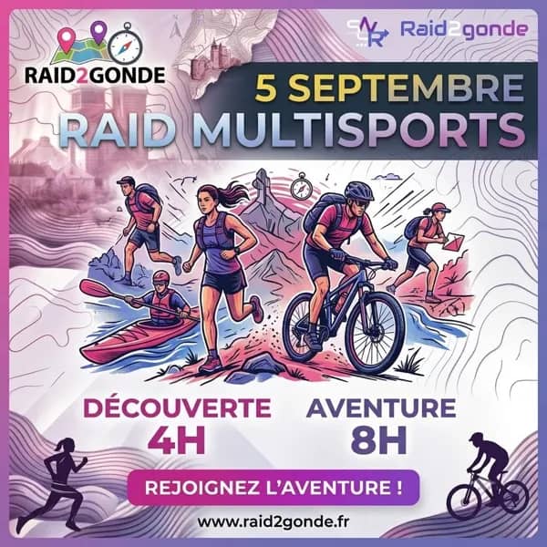 Illustration de l'événement : Raid2Gonde Raid Multisports