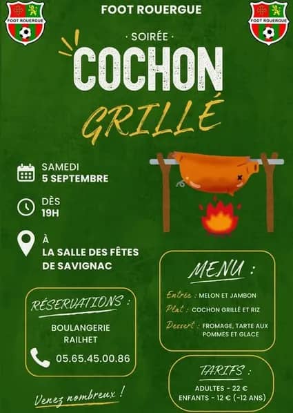 Illustration de l'événement : Soirée cochon grillé