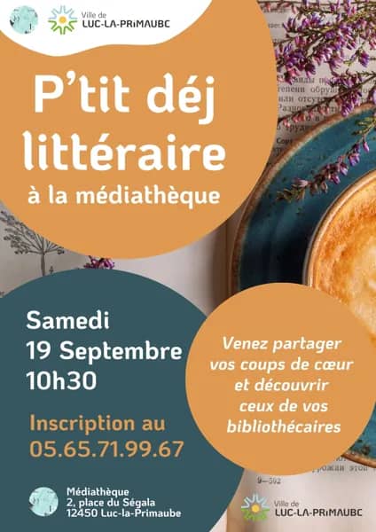 Illustration de l'événement : P'tit déj littéraire