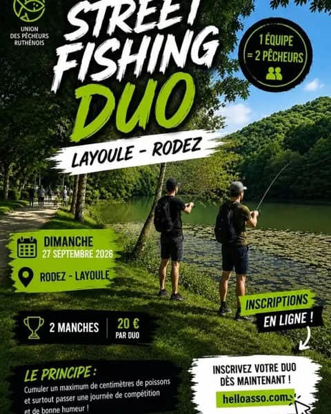 Illustration de l'événement : Compétition : Street Fishing DUO Layoule
