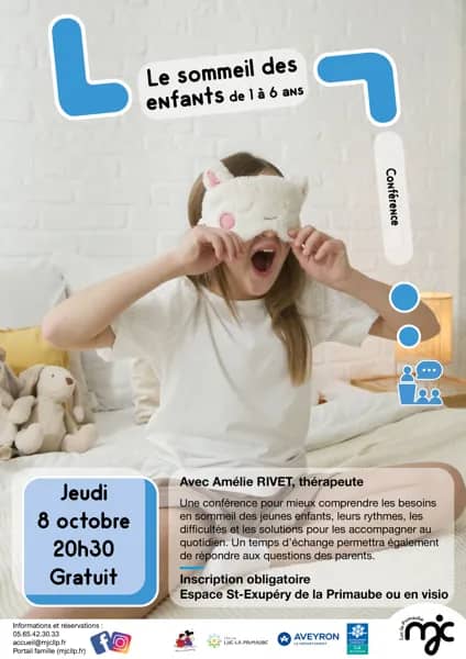 Illustration de l'événement : Conférence : le sommeil des enfants