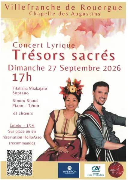 Illustration de l'événement : Concert lyrique : Trésors sacrés