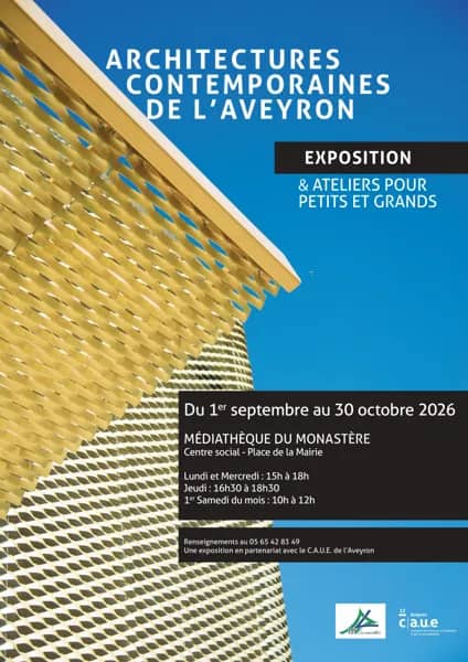 Illustration de l'événement : Mois de l'architecture, exposition "Architectures Contemporaines de l’Aveyron"