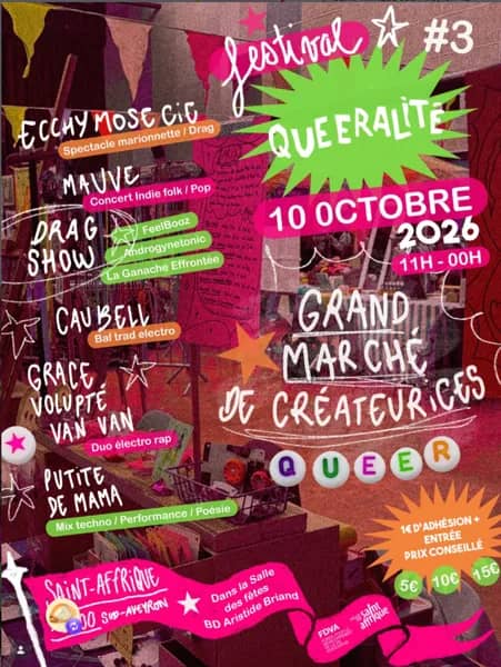 Illustration de l'événement : 3ème édition du Festival d'Artisanats Queeralité