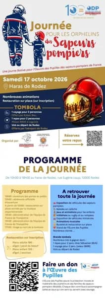 Illustration de l'événement : Journée pour les orphelins des sapeurs-pompiers
