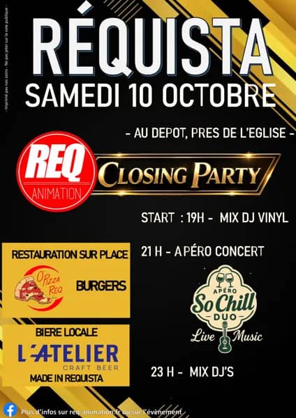 Illustration de l'événement : Closing Party - Req'Animation