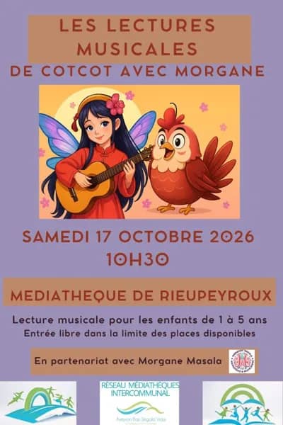 Illustration de l'événement : Lectures musicales de CotCot et Morgane