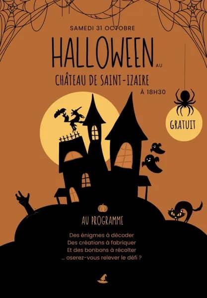 Illustration de l'événement : Halloween au Château de Saint-Izaire