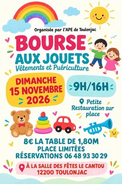 Illustration de l'événement : Bourse aux jouets, aux vêtements et à la puériculture