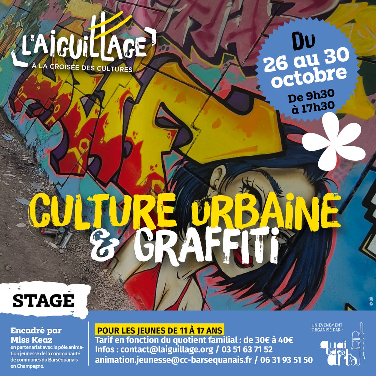 Illustration de l'événement : Stage culture urbaine & graffiti