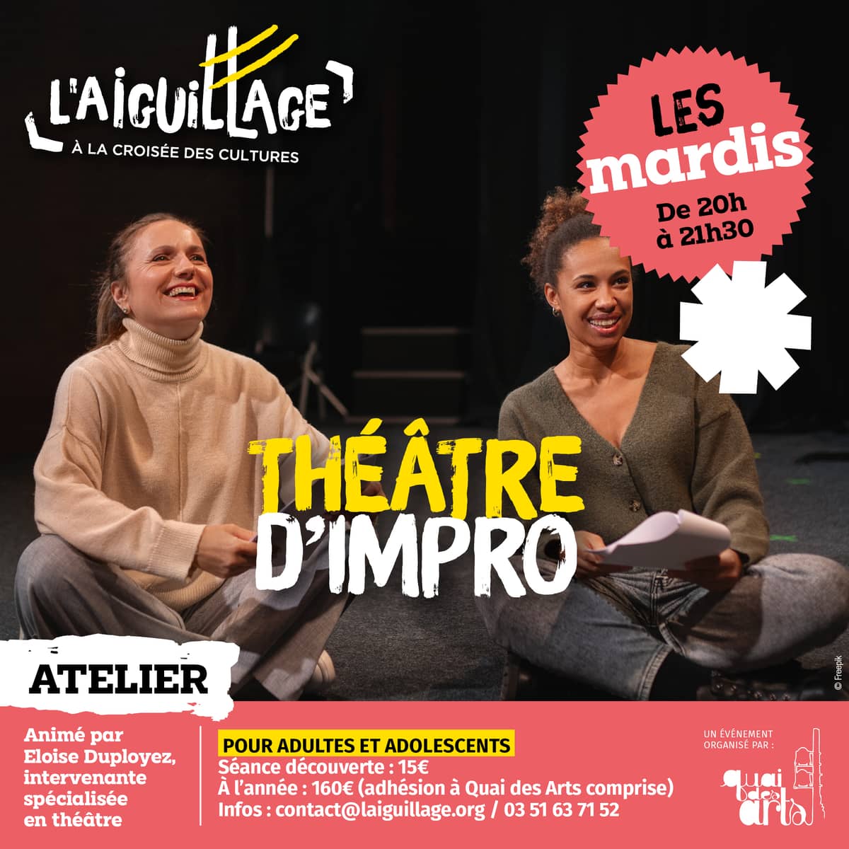 Illustration de l'événement : Atelier Théâtre d’Impro
