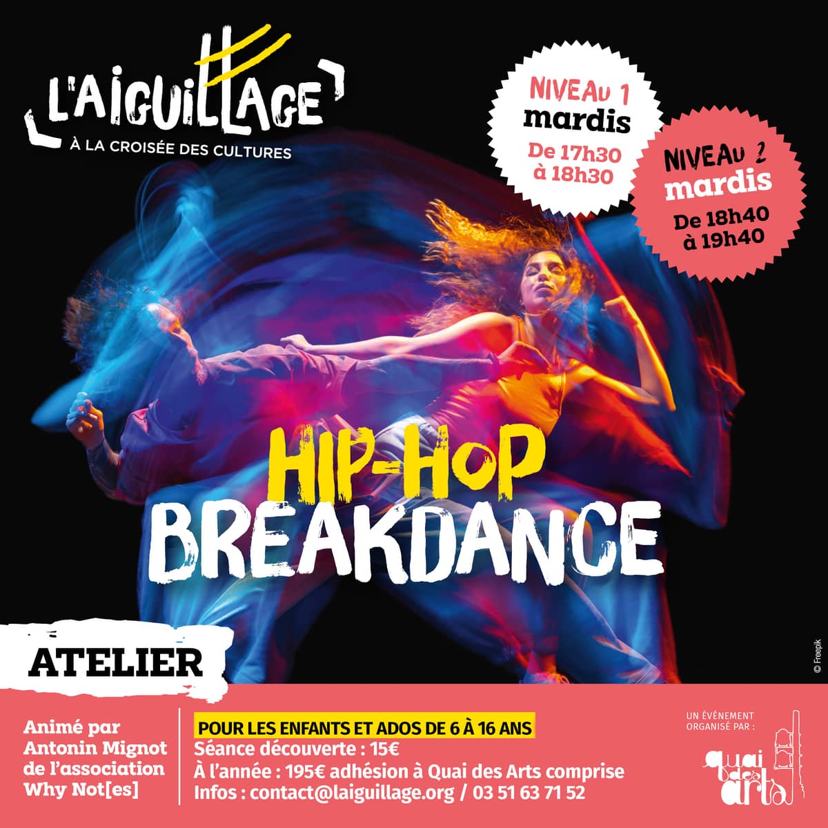 Illustration de l'événement : Atelier Hip Hop Breakdance