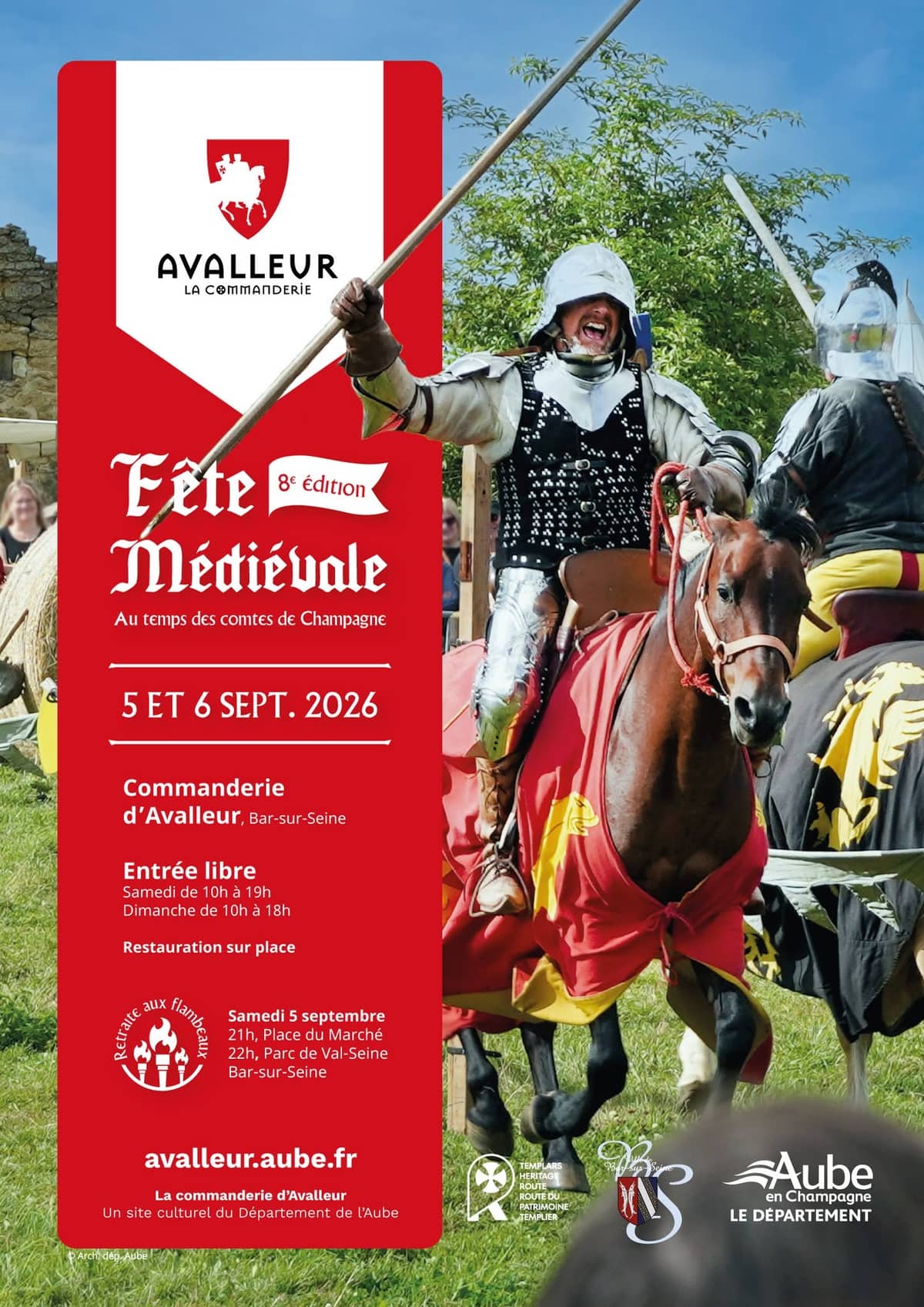 Illustration de l'événement : 8ème Fête médiévale de la commanderie d'Avalleur