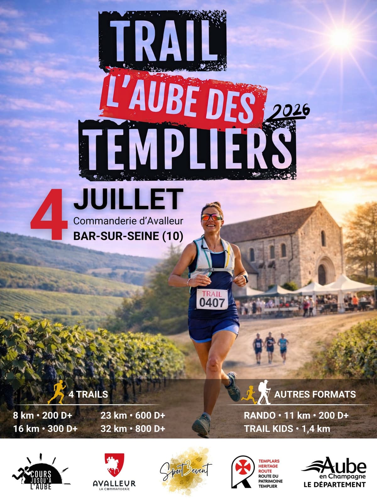 Illustration de l'événement : Trail L'Aube des Templiers
