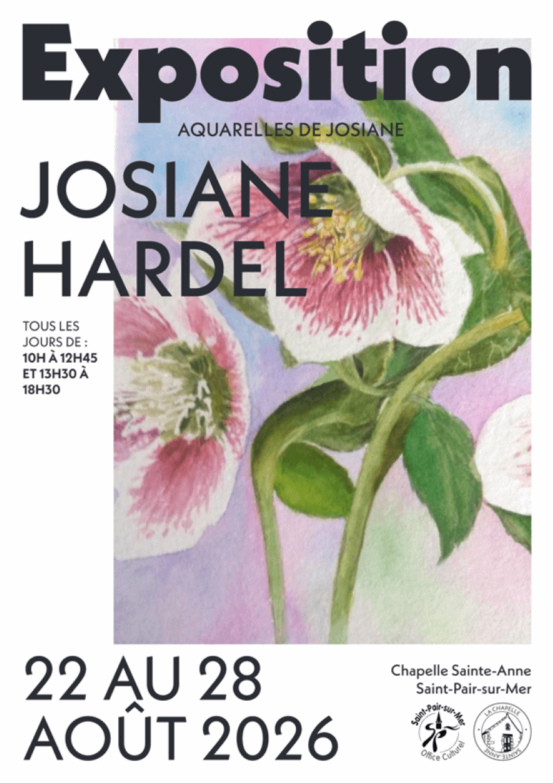 Illustration de l'événement : Exposition « Aquarelles de Josiane » de Josiane Hardel