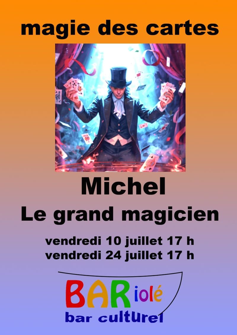 Illustration de l'événement : Michel - le grand magicien des cartes
