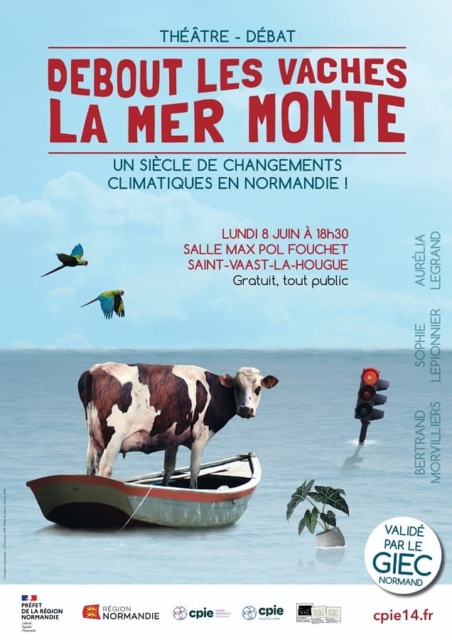 Illustration de l'événement : Conférence théâtrale "Debout les vaches, la mer monte"