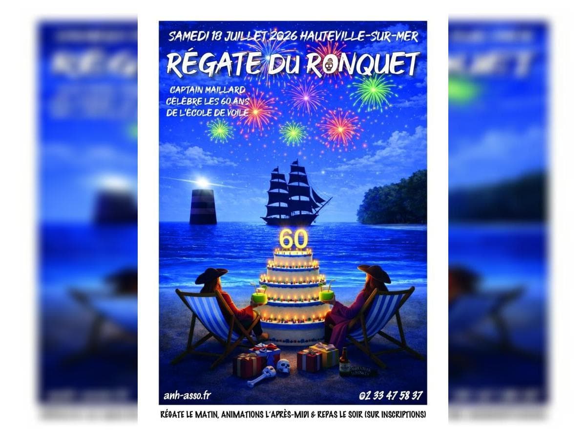 Illustration de l'événement : Régate du Ronquet "Captain Maillard célèbre les 60 ans de l'école de voile"