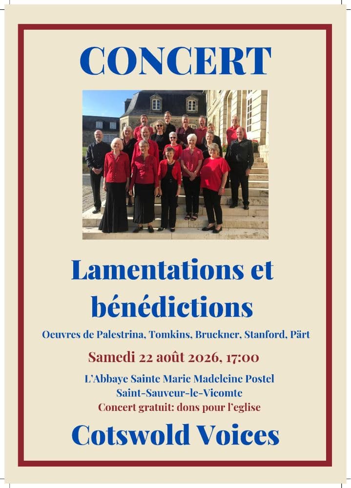 Illustration de l'événement : Concert de Cotswold Voices