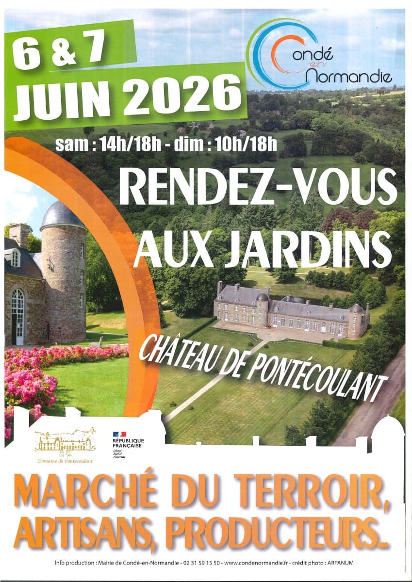 Illustration de l'événement : Rendez-vous aux Jardins - Château de Pontécoulant