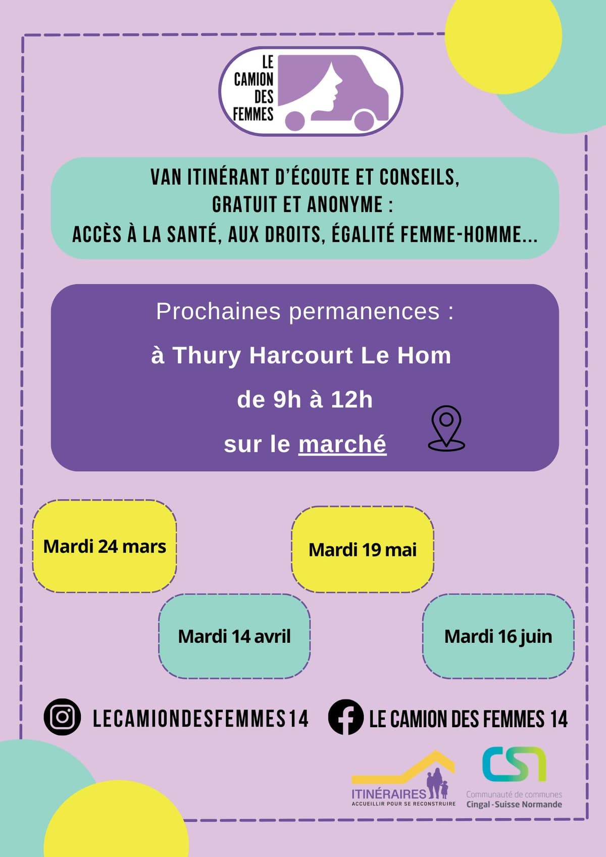 Illustration de l'événement : Le Camion des Femmes