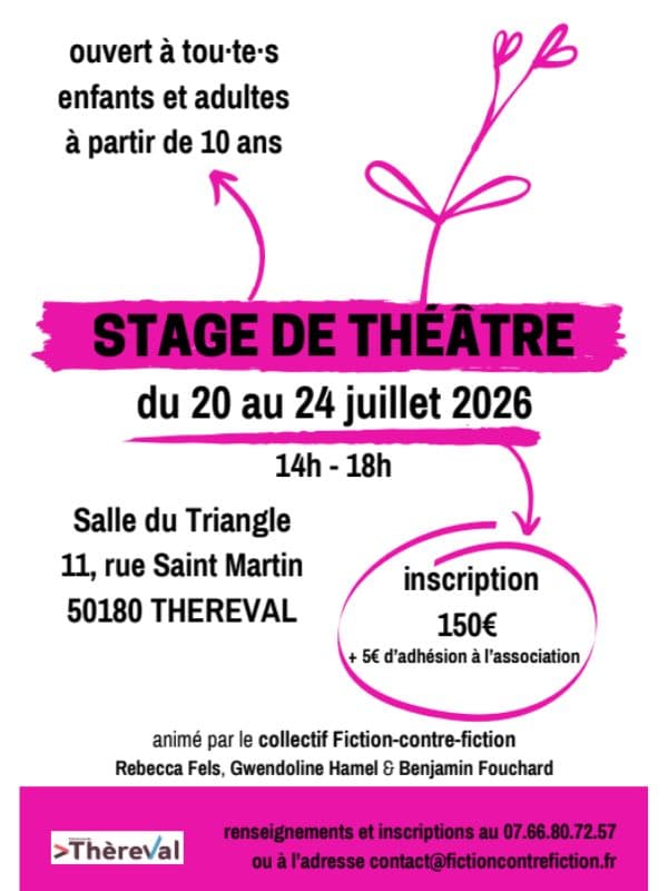 Illustration de l'événement : Stage de théâtre