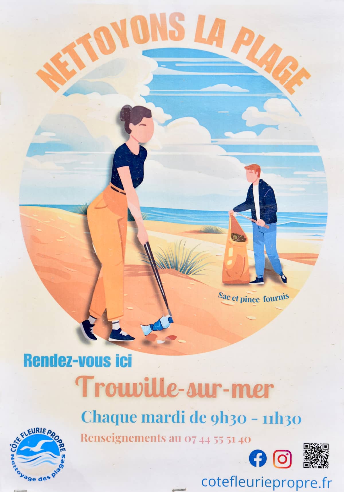 Illustration de l'événement : Nettoyage de la plage dans le cadre de l'opération Rivage Propre