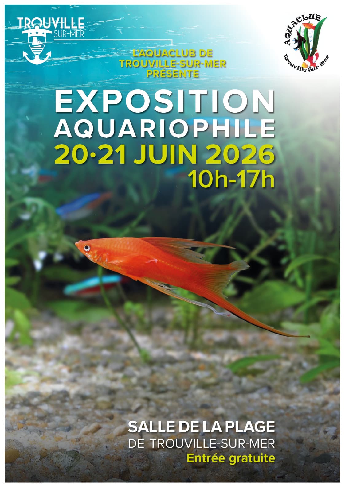 Illustration de l'événement : Exposition aquariophile 2026 à Trouville-sur-Mer