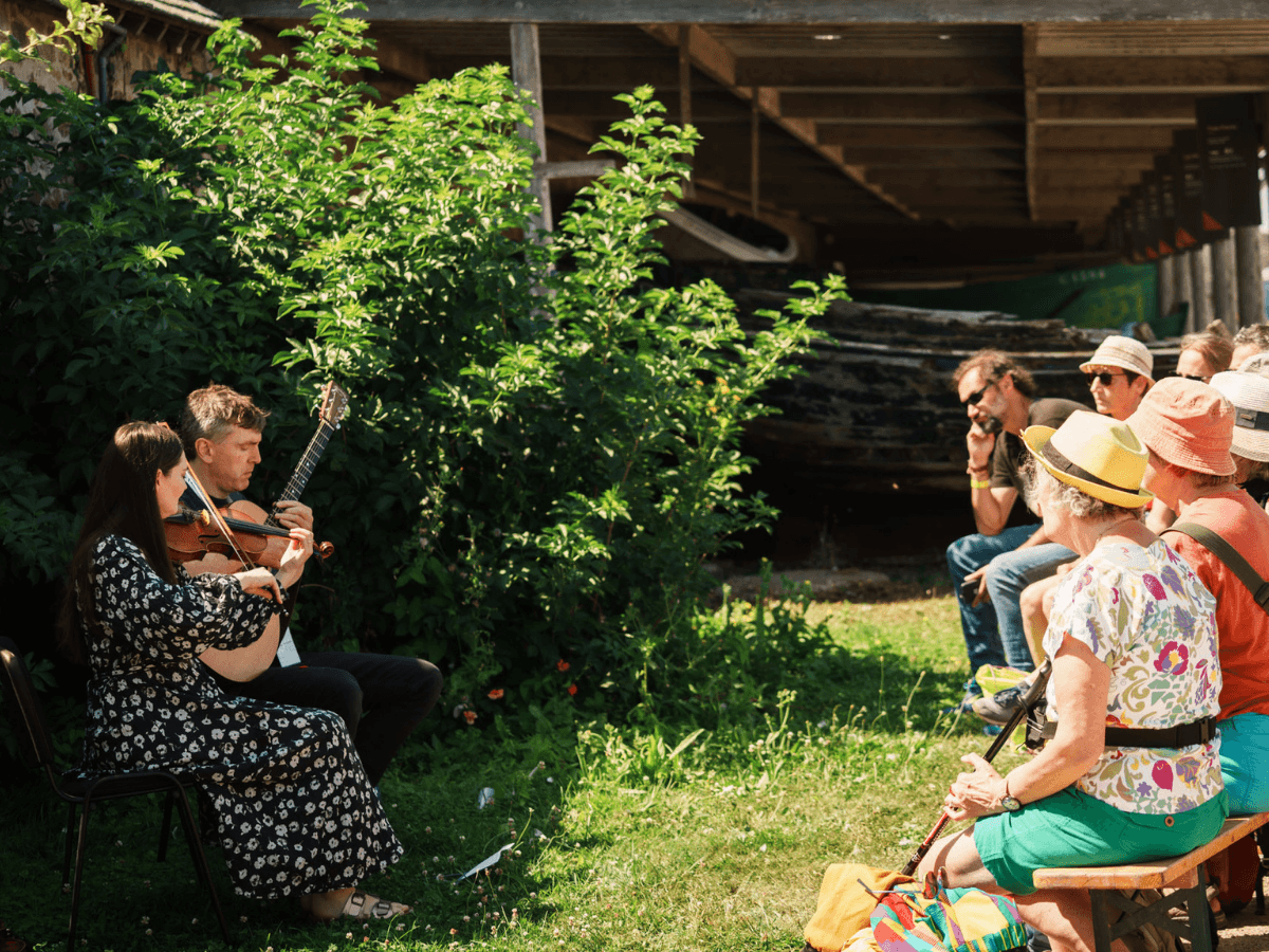 Illustration de l'événement : Festival Les Traversées Tatihou - Concerts-promenade : Davide Ambrogio / Anna Wikenius & Pieterjan Van Kerckhoven / Fabio Di Meo & Bert Ruymbeek