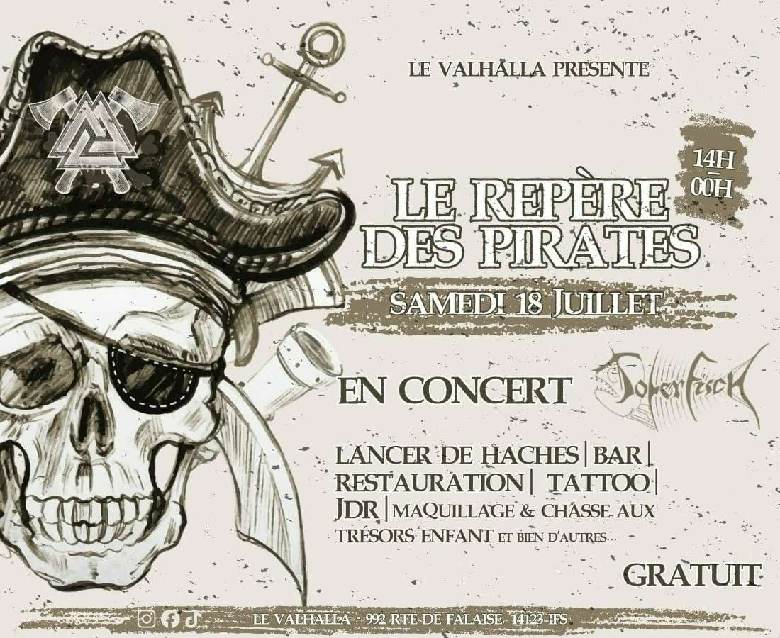 Illustration de l'événement : Le répère des pirates