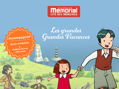 Illustration de l'événement : L'été au Mémorial de Caen - Ciné Famille - "Les Grandes Grandes Vacances"