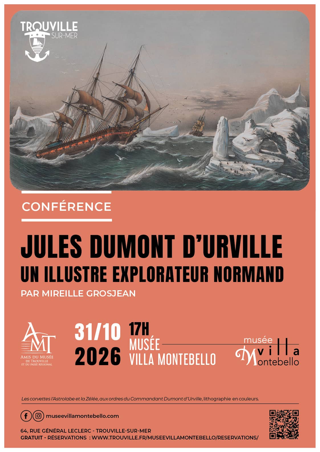 Illustration de l'événement : Conférence - Jules Dumont d'Urville, un illustre explorateur normand