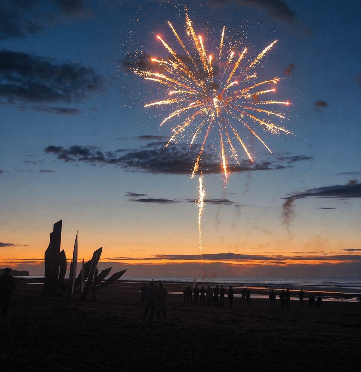 Illustration de l'événement : Feu d'artifice du 82e anniversaire du Débarquement