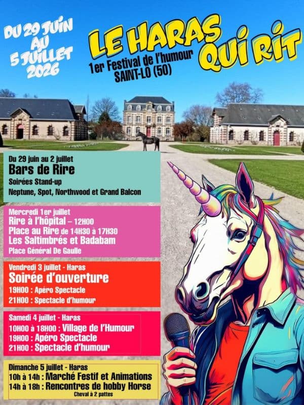 Illustration de l'événement : 1er festival de l'humour > Le Haras qui rit