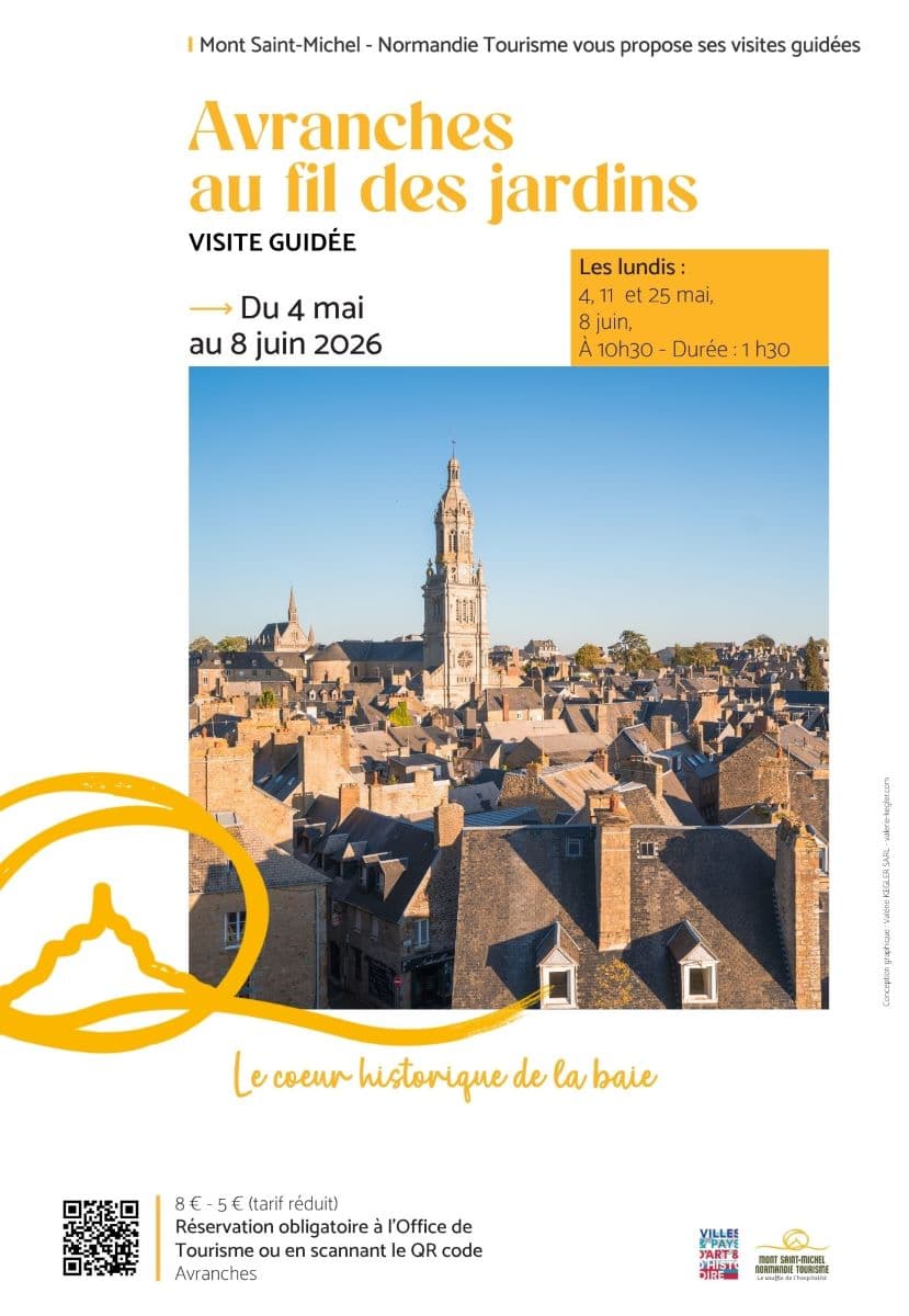 Illustration de l'événement : Visite guidée : Avranches au fil des jardins