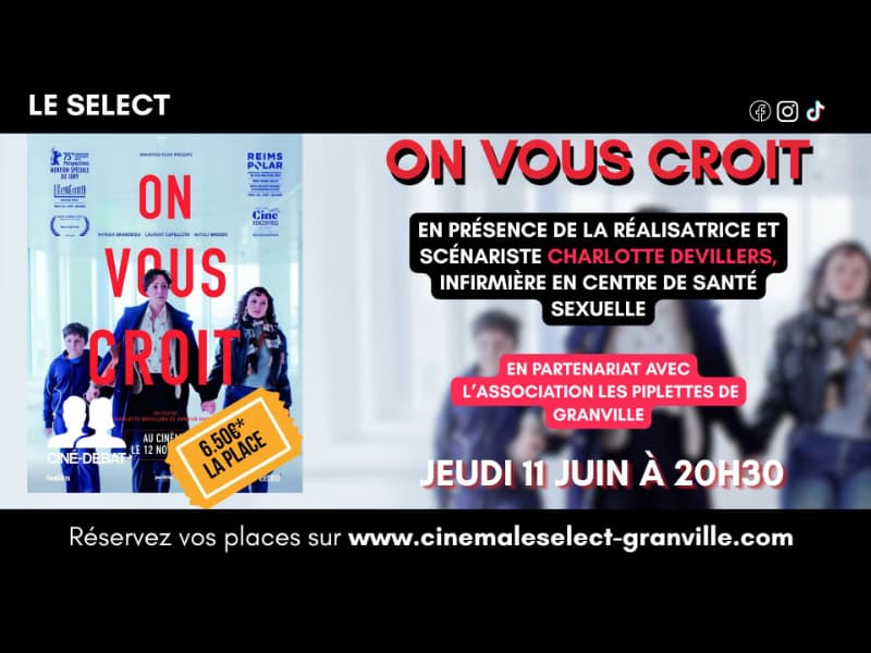 Illustration de l'événement : Ciné-débat : on vous croit