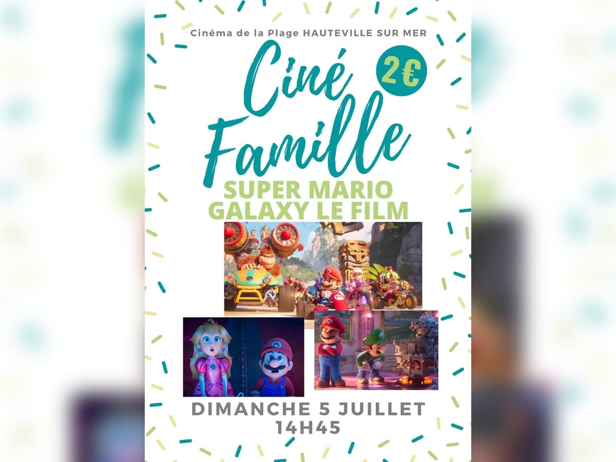 Illustration de l'événement : Ciné famille "Super Mario Galaxy, le film"